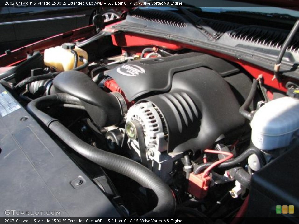 6.0 Liter OHV 16-Valve Vortec V8 Engine for the 2003 Chevrolet Silverado 1500 #54330286