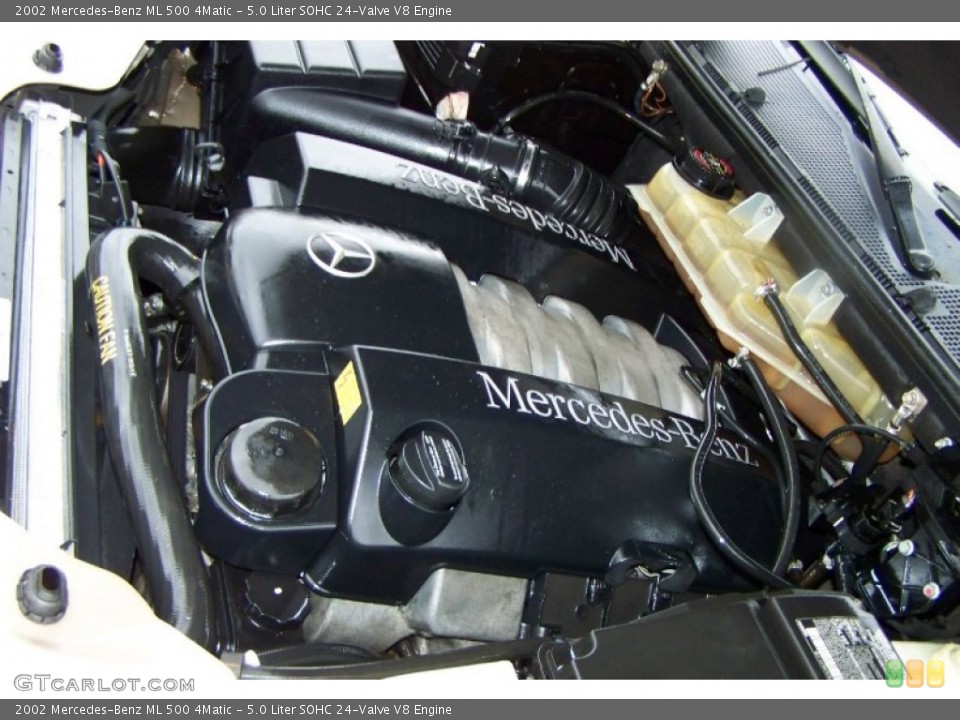 5.0 Liter SOHC 24-Valve V8 2002 Mercedes-Benz ML Engine