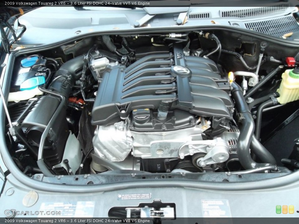 3.6 Liter FSI DOHC 24-Valve VVT V6 2009 Volkswagen Touareg 2 Engine
