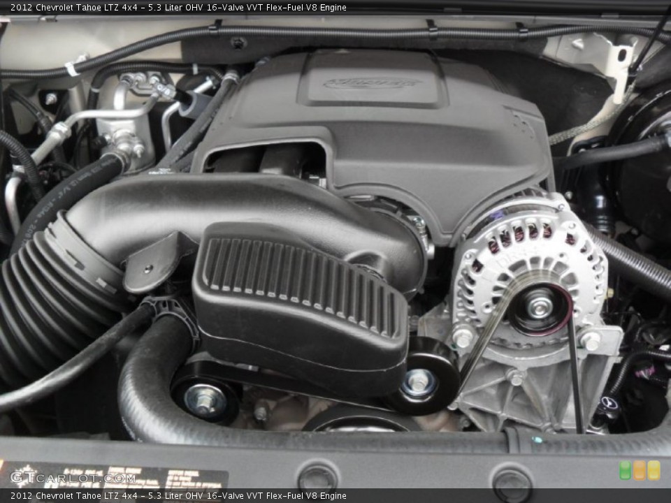 5.3 Liter OHV 16-Valve VVT Flex-Fuel V8 Engine for the 2012 Chevrolet Tahoe #54338976