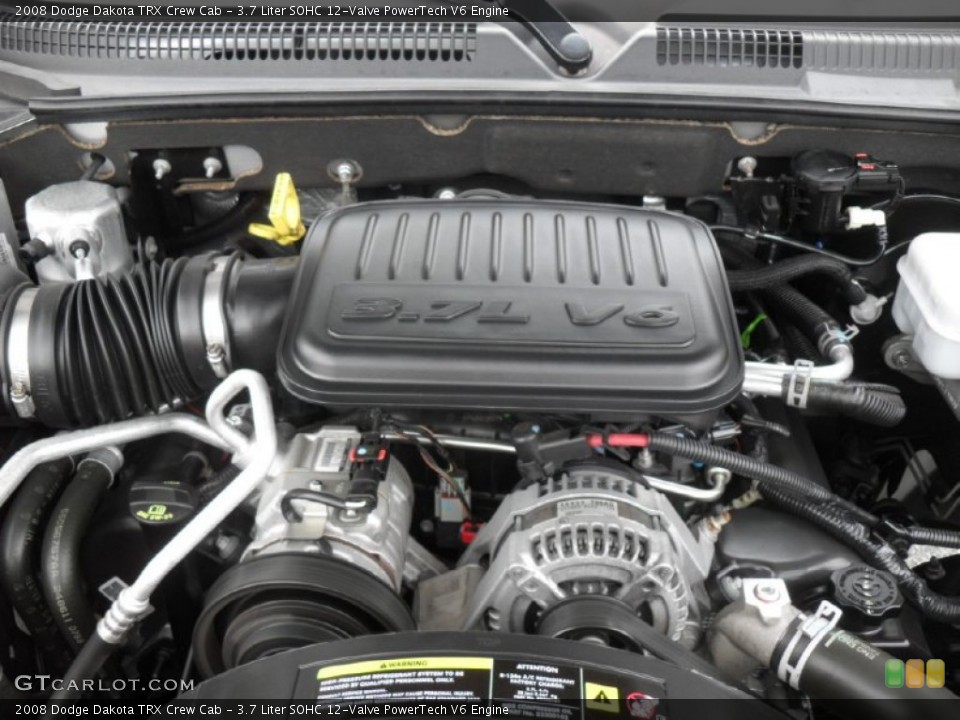 3.7 Liter SOHC 12-Valve PowerTech V6 Engine for the 2008 Dodge Dakota #54342985