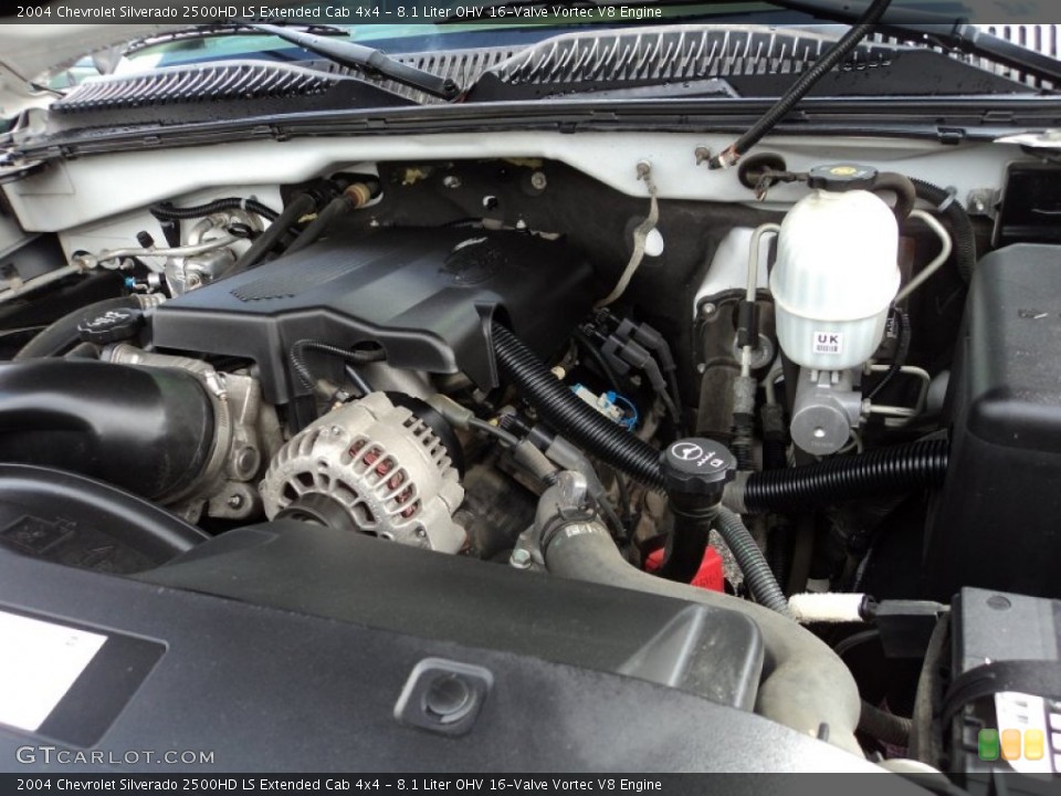 8.1 Liter OHV 16-Valve Vortec V8 Engine for the 2004 Chevrolet Silverado 2500HD #54344458