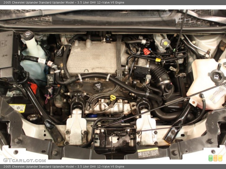 3.5 Liter OHV 12-Valve V6 2005 Chevrolet Uplander Engine