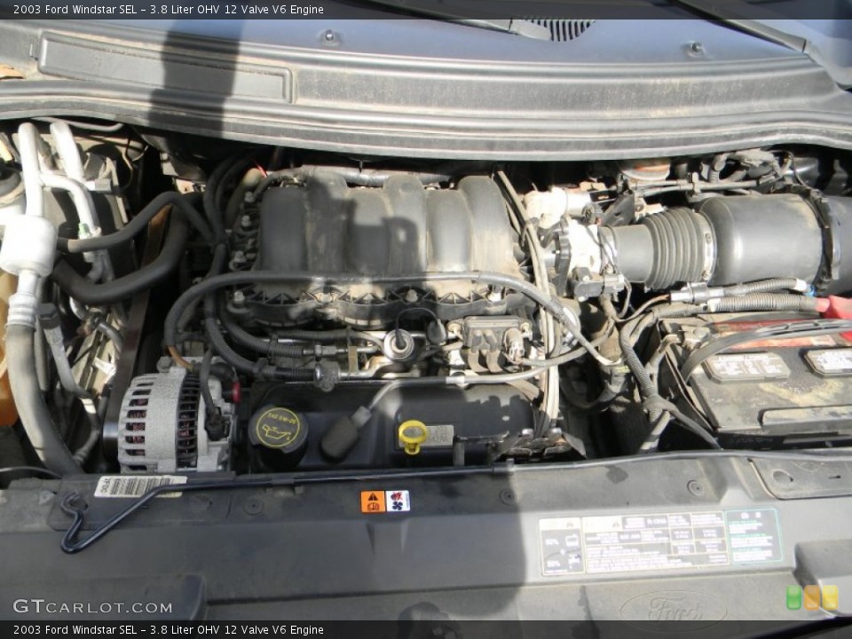 3.8 Liter OHV 12 Valve V6 Engine for the 2003 Ford Windstar #54350140