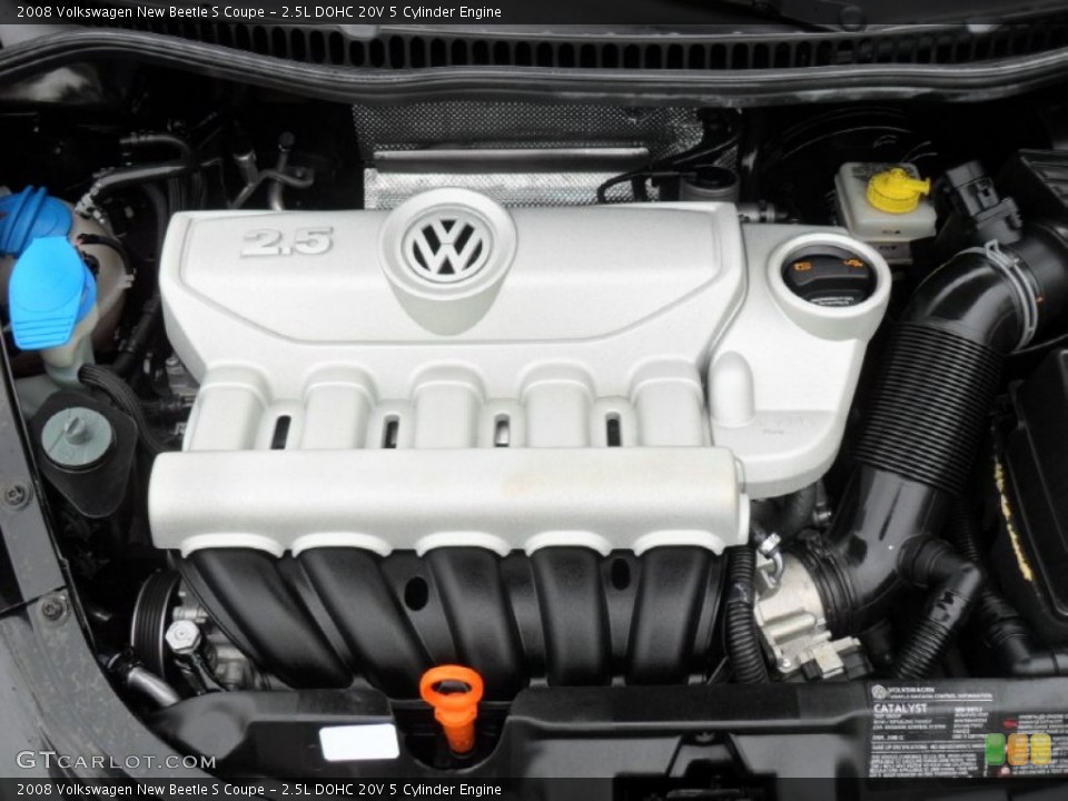 2.5L DOHC 20V 5 Cylinder Engine for the 2008 Volkswagen New Beetle #54356188