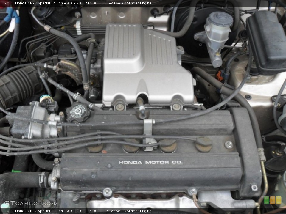 2.0 Liter DOHC 16-Valve 4 Cylinder Engine for the 2001 Honda CR-V #54356317