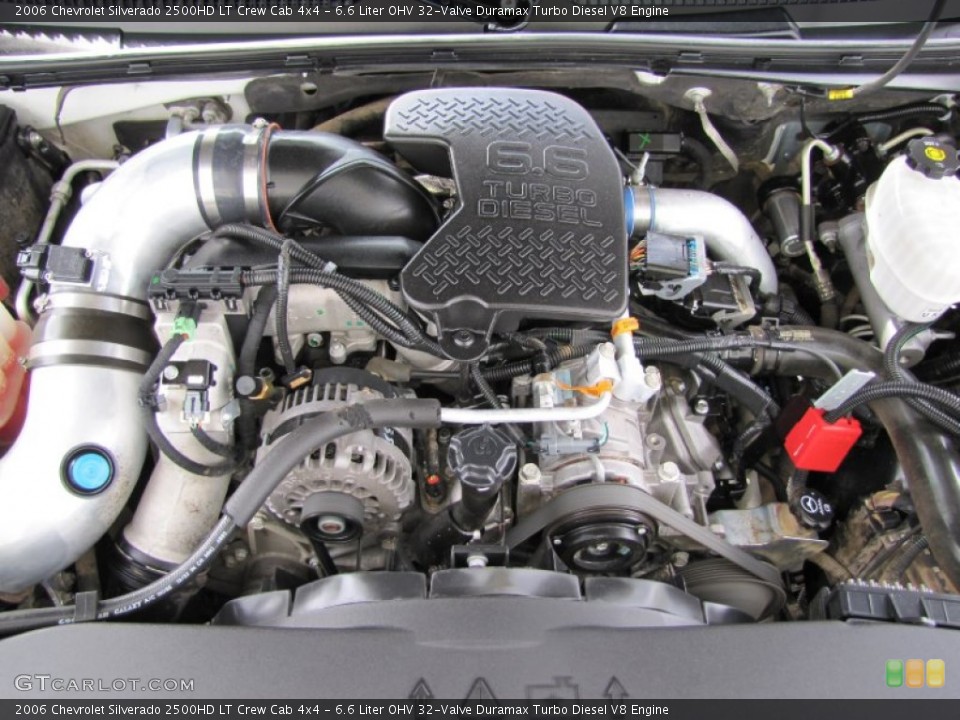 6.6 Liter OHV 32-Valve Duramax Turbo Diesel V8 Engine for the 2006 Chevrolet Silverado 2500HD #54362410