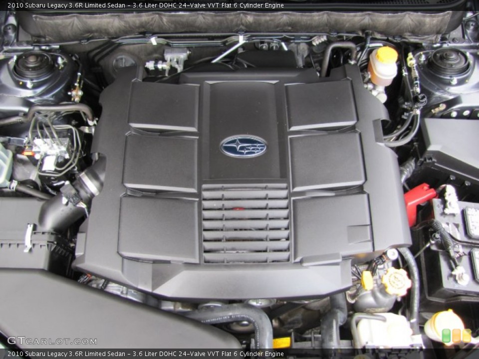 3.6 Liter DOHC 24-Valve VVT Flat 6 Cylinder Engine for the 2010 Subaru Legacy #54363592