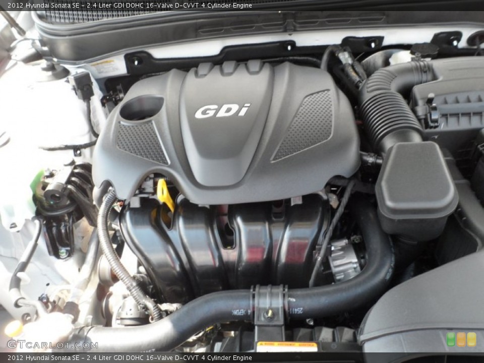 2.4 Liter GDI DOHC 16-Valve D-CVVT 4 Cylinder Engine for the 2012 Hyundai Sonata #54373960