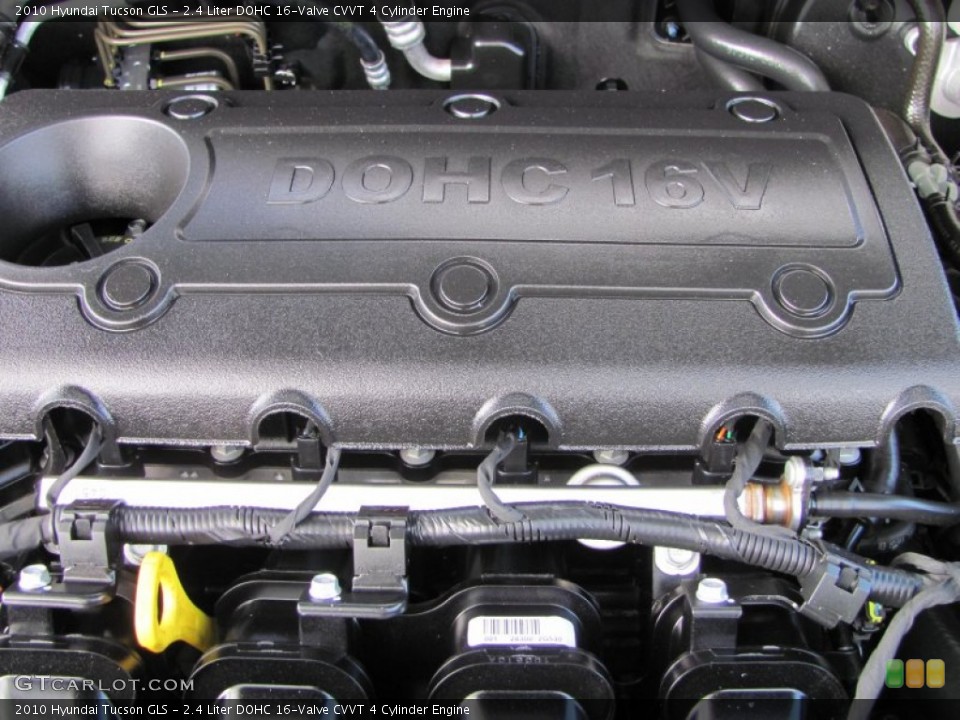 2.4 Liter DOHC 16-Valve CVVT 4 Cylinder Engine for the 2010 Hyundai Tucson #54374917
