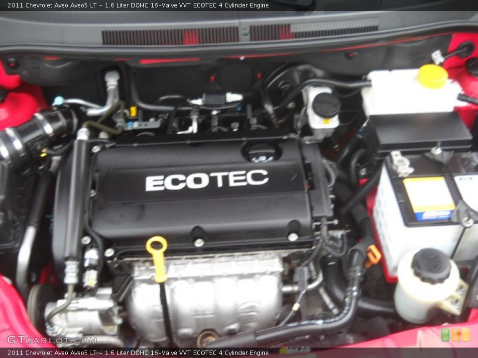 1.6 Liter DOHC 16-Valve VVT ECOTEC 4 Cylinder Engine for the 2011 Chevrolet Aveo #54378136