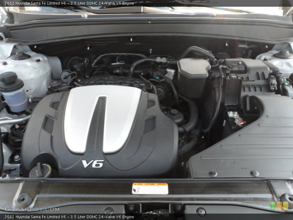 3.5 Liter DOHC 24-Valve V6 Engine for the 2012 Hyundai Santa Fe #54399343