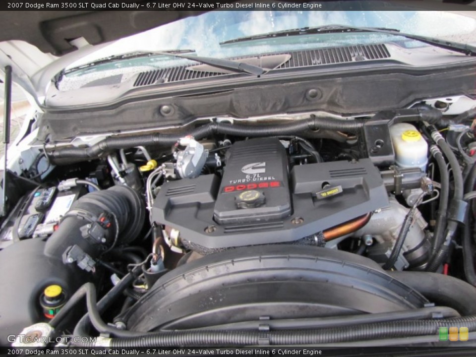 6.7 Liter OHV 24-Valve Turbo Diesel Inline 6 Cylinder Engine for the 2007 Dodge Ram 3500 #54407962