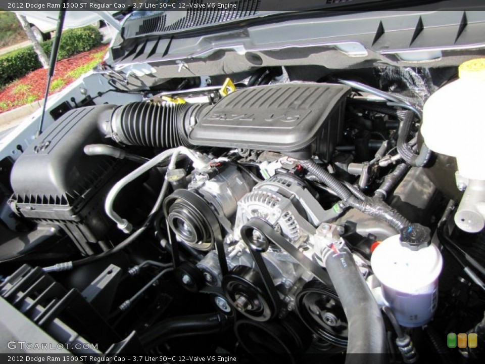 3.7 Liter SOHC 12-Valve V6 Engine for the 2012 Dodge Ram 1500 #54409021