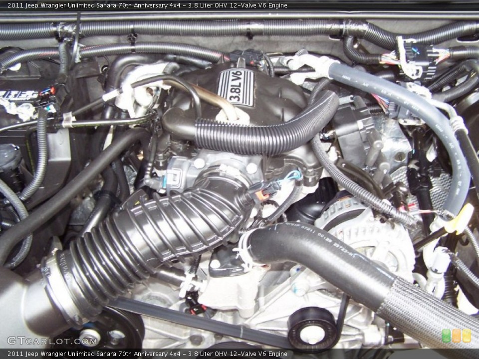 3.8 Liter OHV 12-Valve V6 Engine for the 2011 Jeep Wrangler Unlimited #54409066