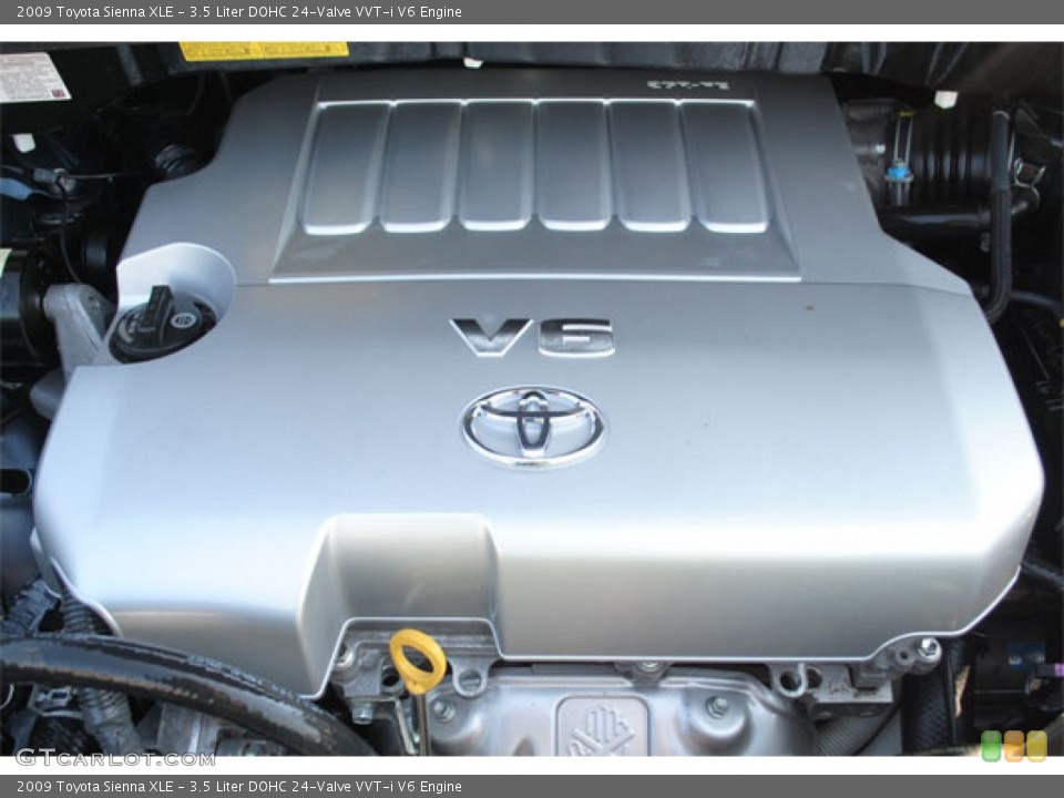 3.5 Liter DOHC 24-Valve VVT-i V6 Engine for the 2009 Toyota Sienna #54411037