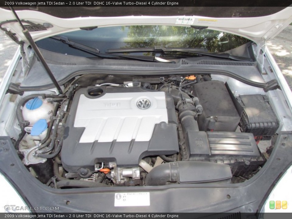 2.0 Liter Tdi Dohc 16-valve Turbo-diesel 4 Cylinder Engine For The 2009 