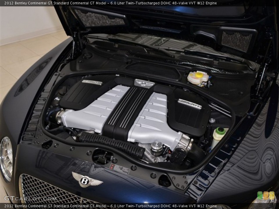 6.0 Liter Twin-Turbocharged DOHC 48-Valve VVT W12 Engine for the 2012 Bentley Continental GT #54412556