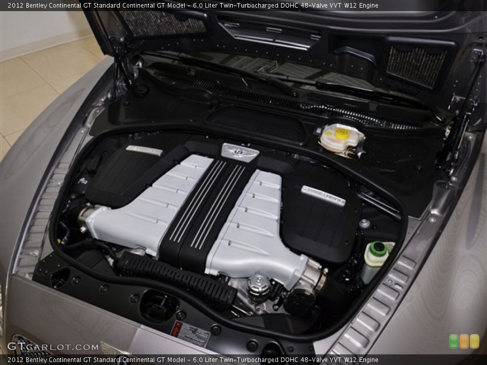6.0 Liter Twin-Turbocharged DOHC 48-Valve VVT W12 Engine for the 2012 Bentley Continental GT #54412714