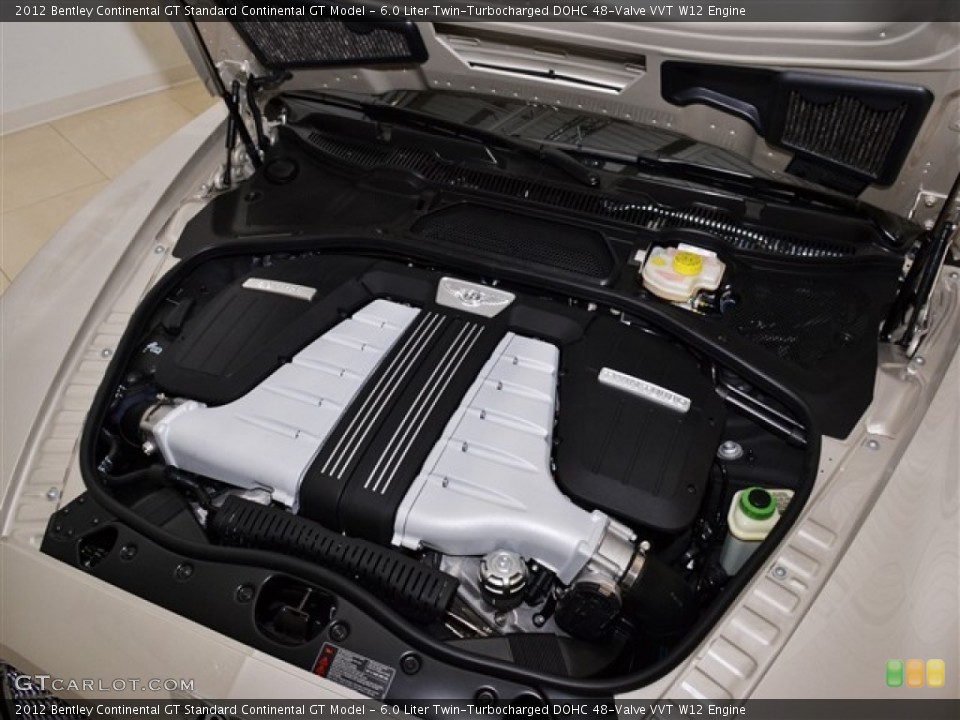 6.0 Liter Twin-Turbocharged DOHC 48-Valve VVT W12 Engine for the 2012 Bentley Continental GT #54412864