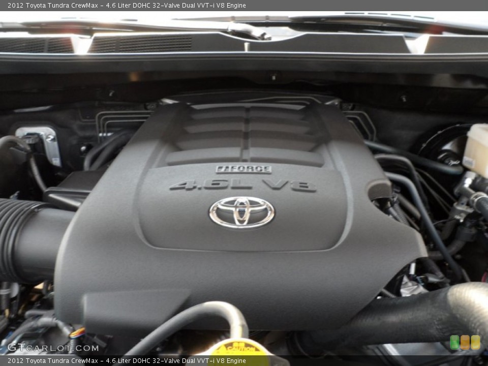 4.6 Liter DOHC 32-Valve Dual VVT-i V8 2012 Toyota Tundra Engine
