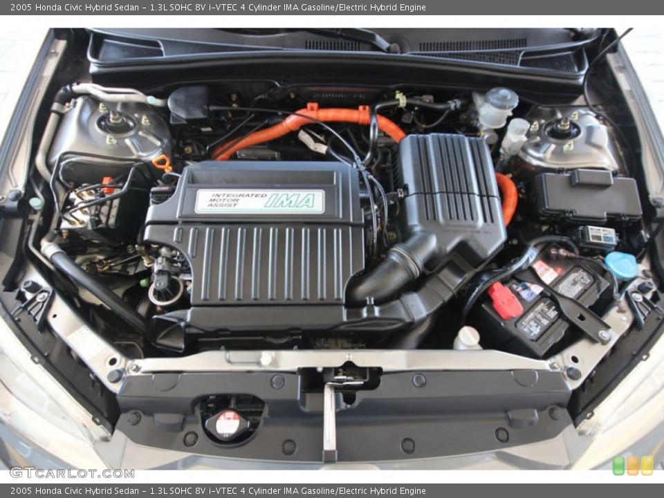 1.3L SOHC 8V i-VTEC 4 Cylinder IMA Gasoline/Electric Hybrid Engine for the 2005 Honda Civic #54422832