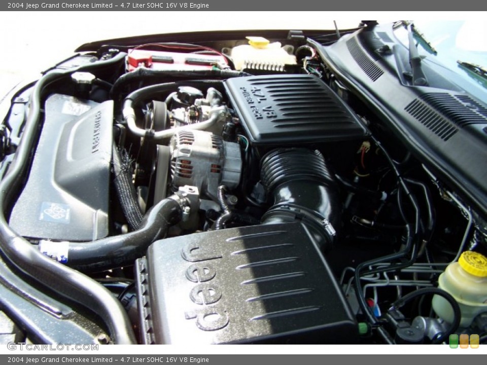 4.7 Liter SOHC 16V V8 Engine for the 2004 Jeep Grand Cherokee #54423645