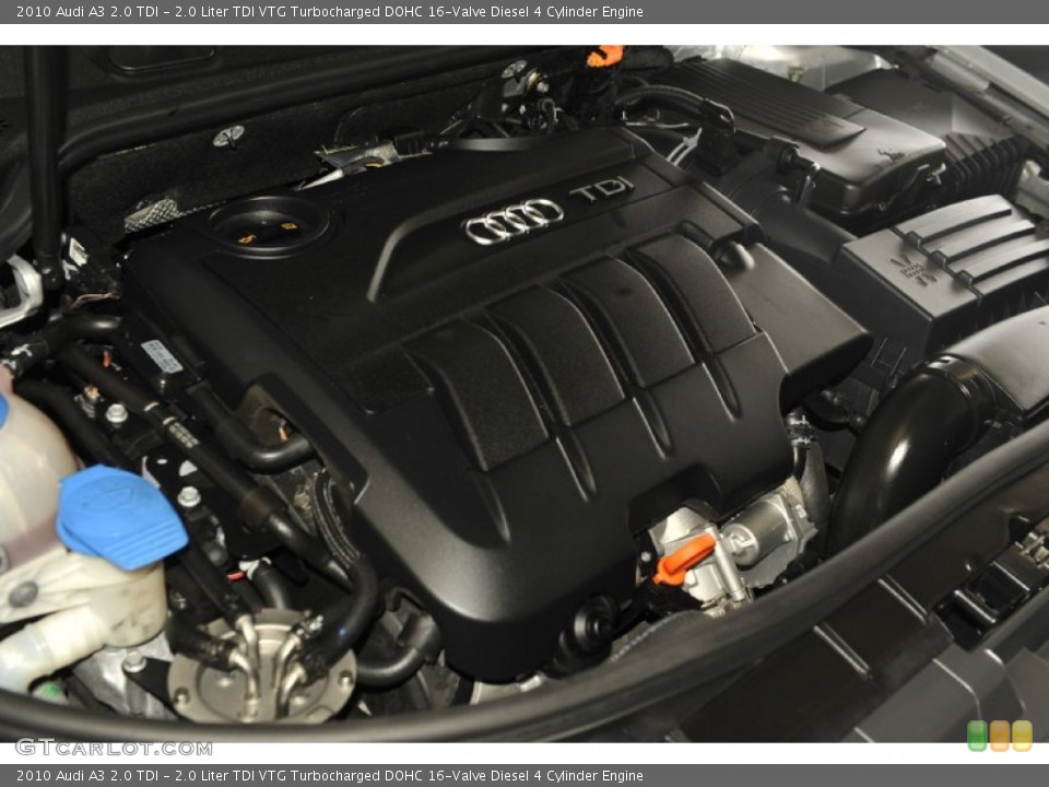 2.0 Liter TDI VTG Turbocharged DOHC 16-Valve Diesel 4 Cylinder Engine for the 2010 Audi A3 #54425514