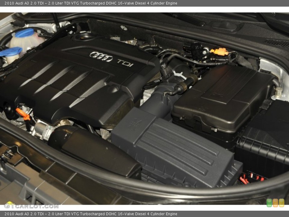 2.0 Liter TDI VTG Turbocharged DOHC 16-Valve Diesel 4 Cylinder Engine for the 2010 Audi A3 #54425523