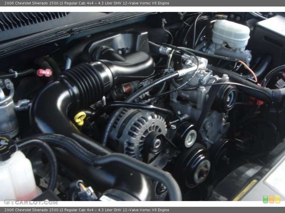 4.3 Liter OHV 12-Valve Vortec V6 Engine for the 2006 Chevrolet Silverado 1500 #54425526