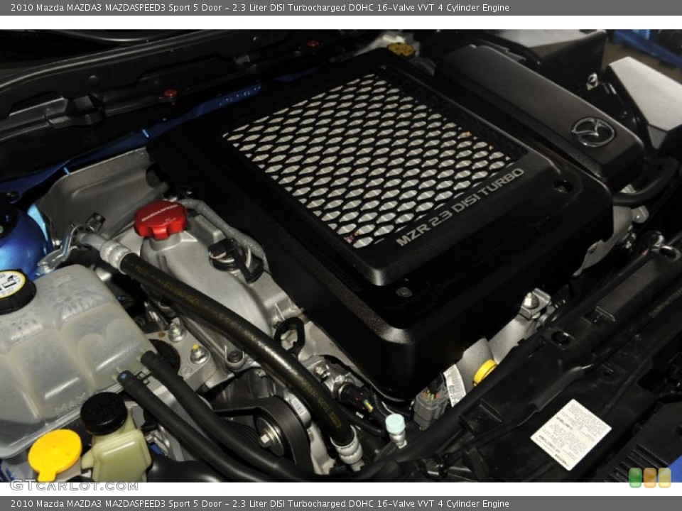 2.3 Liter DISI Turbocharged DOHC 16-Valve VVT 4 Cylinder Engine for the 2010 Mazda MAZDA3 #54425889