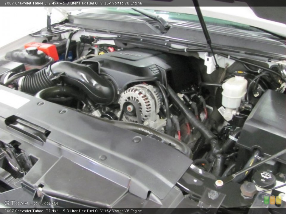 5.3 Liter Flex Fuel OHV 16V Vortec V8 Engine for the 2007 Chevrolet Tahoe #54433460