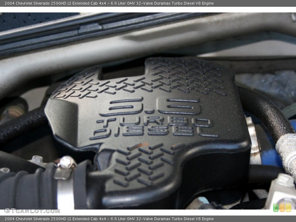 6.6 Liter OHV 32-Valve Duramax Turbo Diesel V8 Engine for the 2004 Chevrolet Silverado 2500HD #54435219
