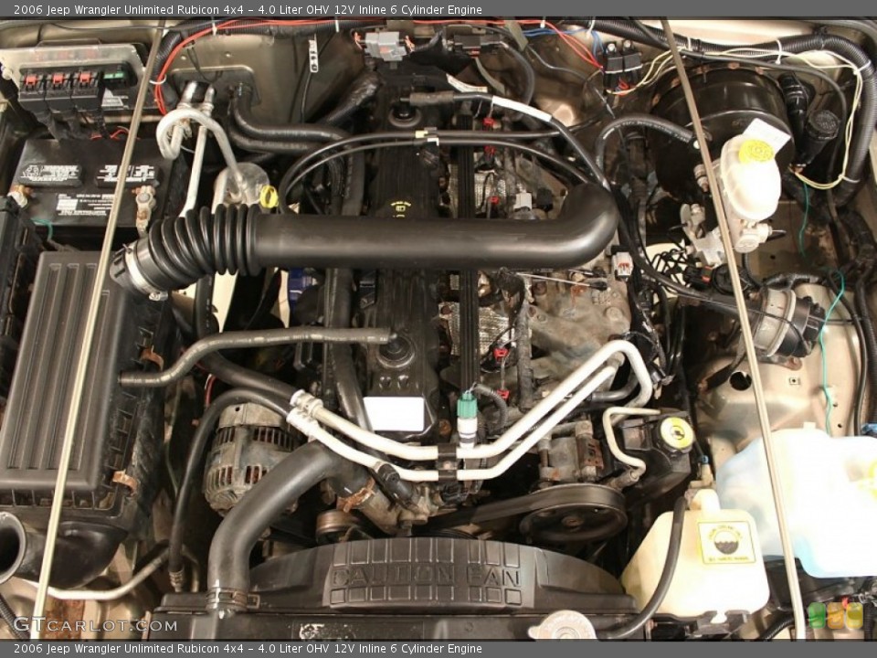 4.0 Liter OHV 12V Inline 6 Cylinder Engine for the 2006 Jeep Wrangler #54436398