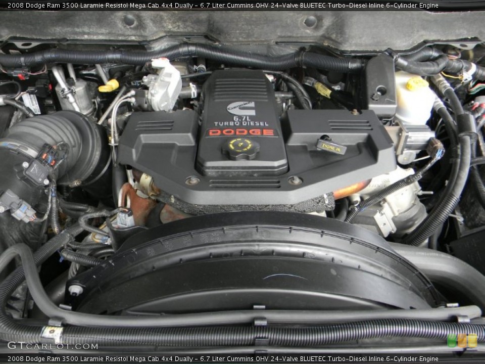 6.7 Liter Cummins OHV 24-Valve BLUETEC Turbo-Diesel Inline 6-Cylinder Engine for the 2008 Dodge Ram 3500 #54443748