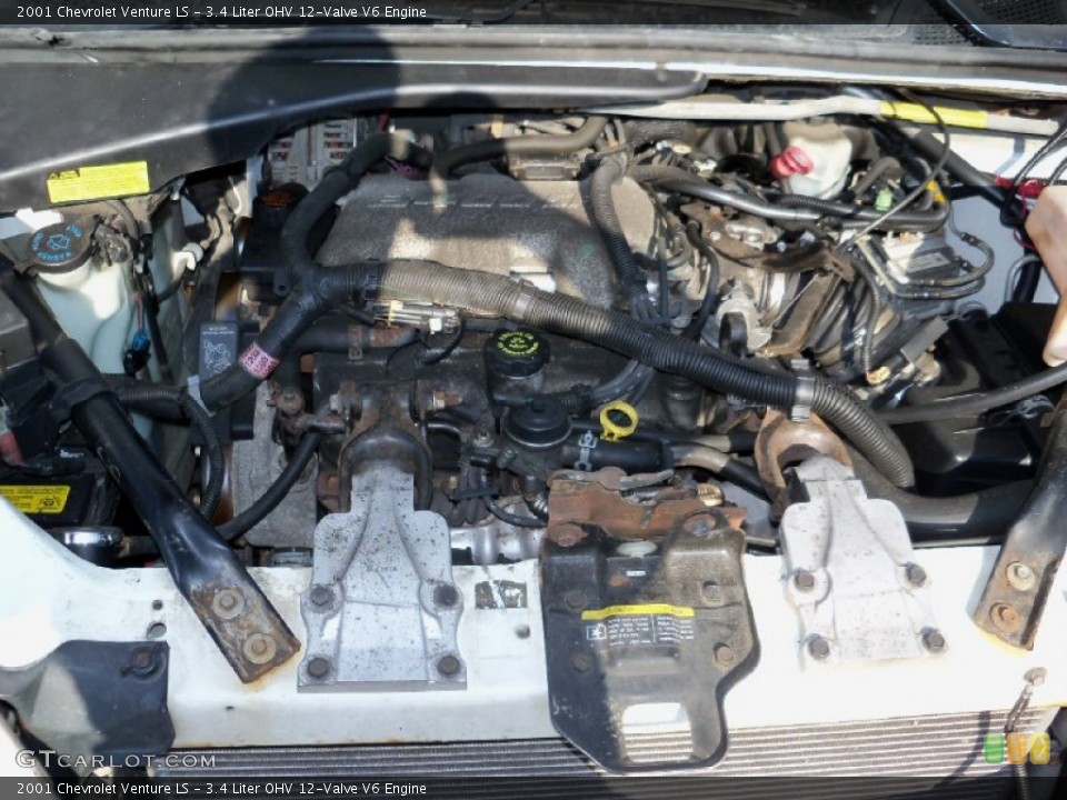 3.4 Liter OHV 12-Valve V6 Engine for the 2001 Chevrolet Venture #54445572