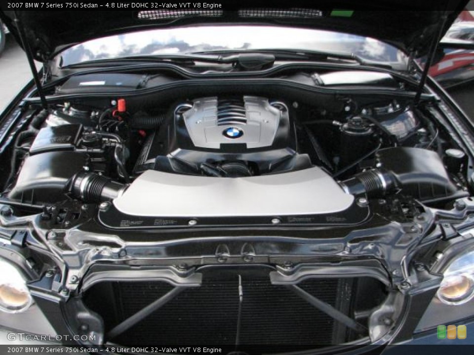 4.8 Liter DOHC 32-Valve VVT V8 Engine for the 2007 BMW 7 Series #54448560