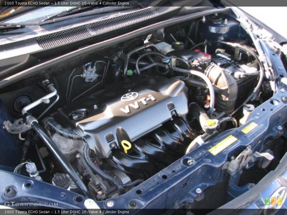 1.5 Liter DOHC 16-Valve 4 Cylinder Engine for the 2003 Toyota ECHO #54449139