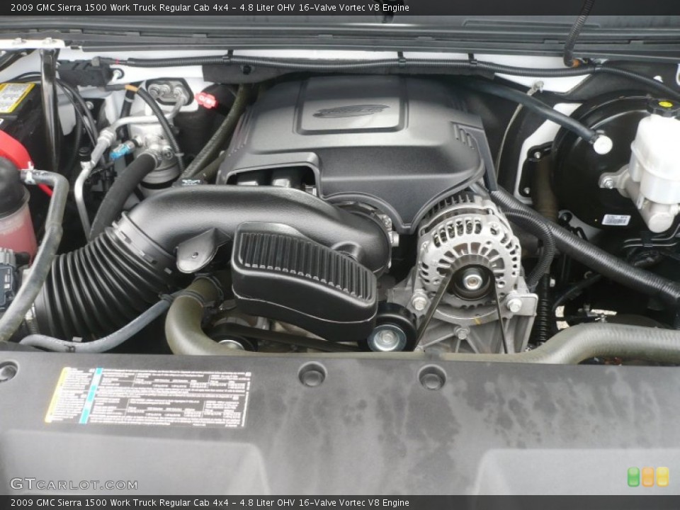 4.8 Liter OHV 16-Valve Vortec V8 Engine for the 2009 GMC Sierra 1500 #54457602