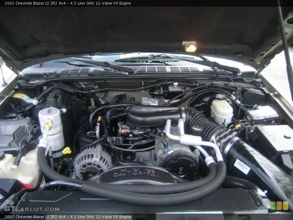 4.3 Liter OHV 12-Valve V6 Engine for the 2002 Chevrolet Blazer #54458205