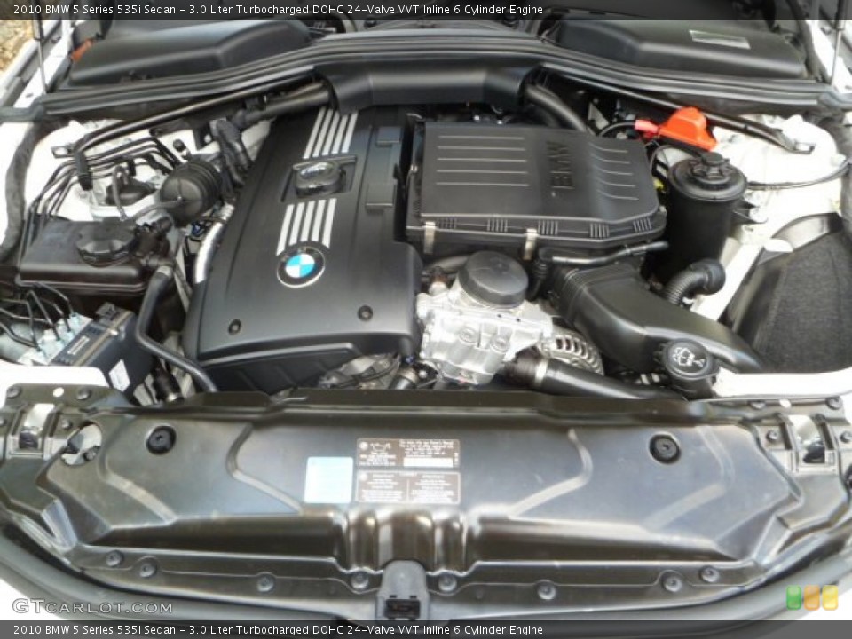 3.0 Liter Turbocharged DOHC 24-Valve VVT Inline 6 Cylinder Engine for the 2010 BMW 5 Series #54461658