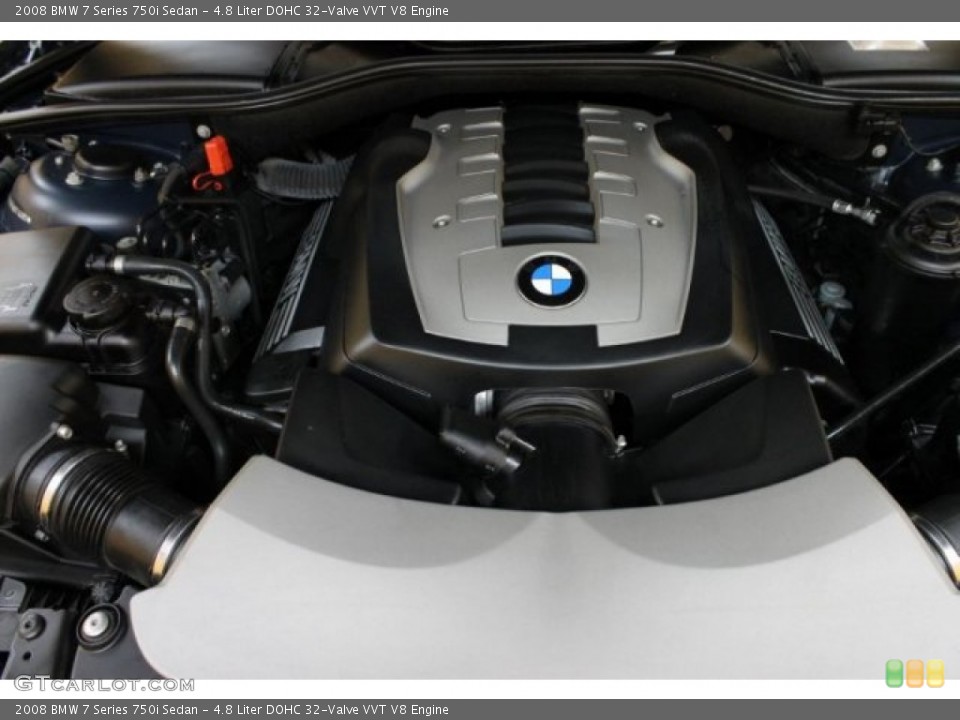 4.8 Liter DOHC 32-Valve VVT V8 Engine for the 2008 BMW 7 Series #54463344