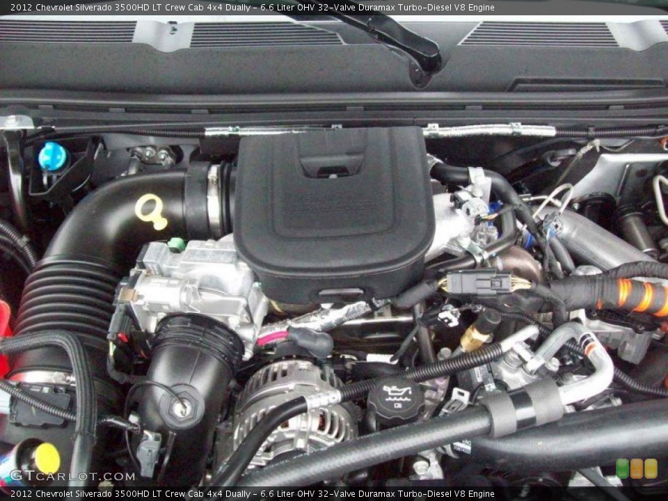 6.6 Liter OHV 32-Valve Duramax Turbo-Diesel V8 Engine for the 2012 Chevrolet Silverado 3500HD #54471263