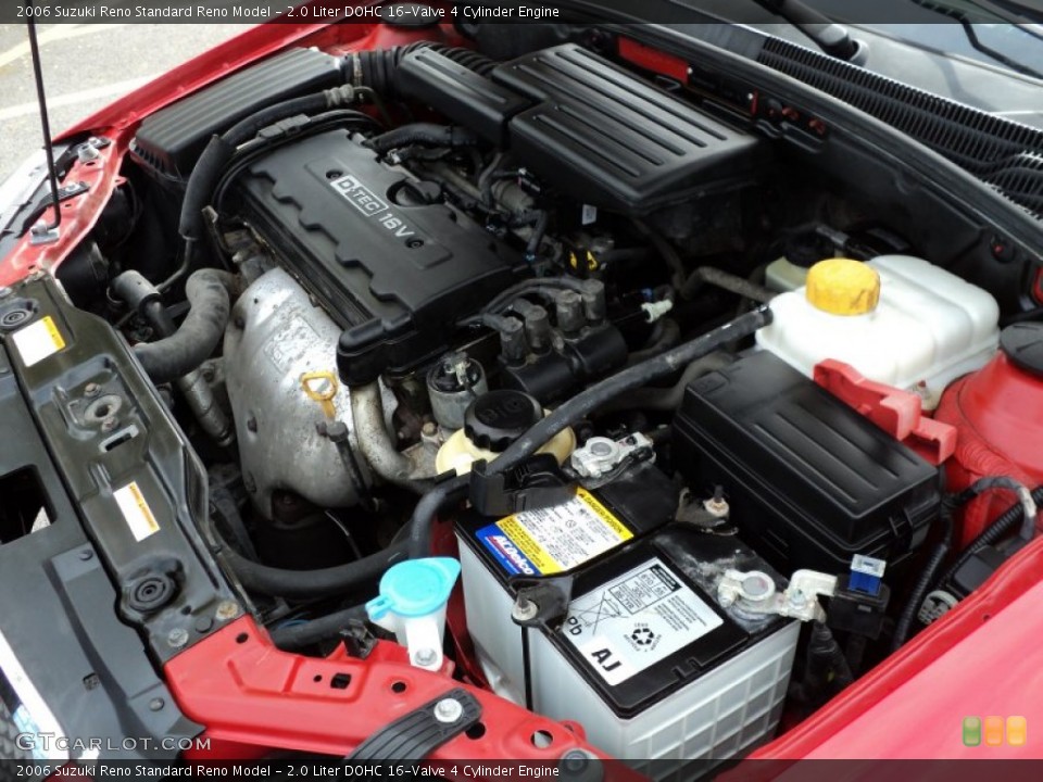 2.0 Liter DOHC 16-Valve 4 Cylinder Engine for the 2006 Suzuki Reno #54476337