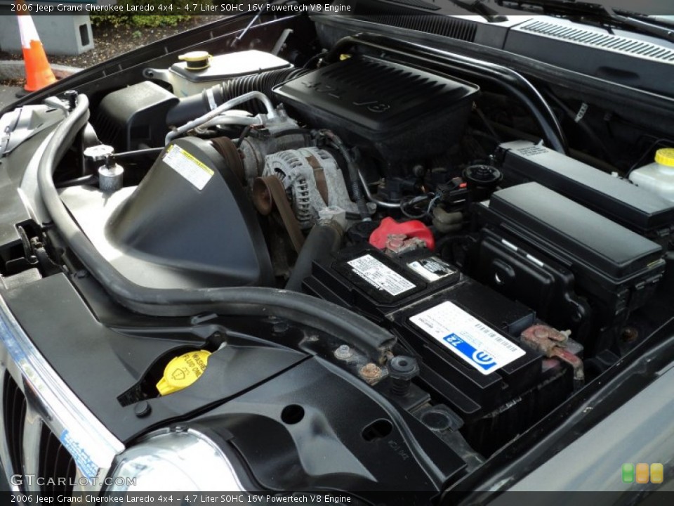 4.7 Liter SOHC 16V Powertech V8 2006 Jeep Grand Cherokee Engine