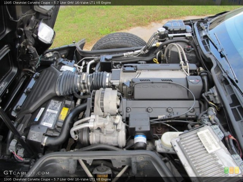 5.7 Liter OHV 16-Valve LT1 V8 Engine for the 1995 Chevrolet Corvette #54478496