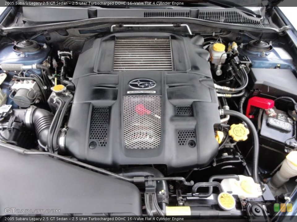 2.5 Liter Turbocharged DOHC 16-Valve Flat 4 Cylinder Engine for the 2005 Subaru Legacy #54483827