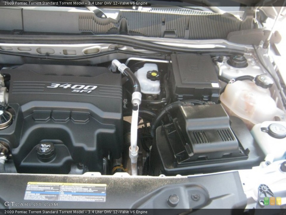 3.4 Liter OHV 12-Valve V6 Engine for the 2009 Pontiac Torrent #54483922