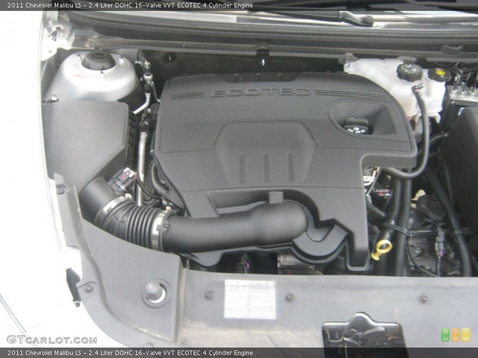 2.4 Liter DOHC 16-Valve VVT ECOTEC 4 Cylinder Engine for the 2011 Chevrolet Malibu #54484343