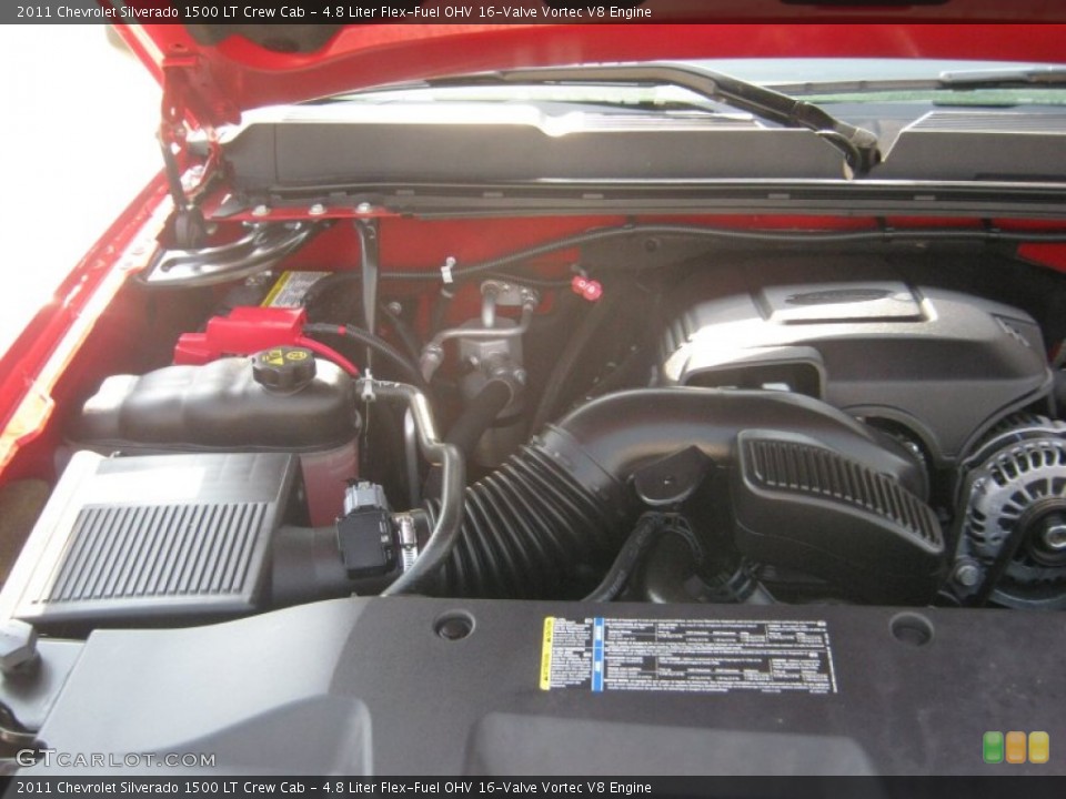 4.8 Liter Flex-Fuel OHV 16-Valve Vortec V8 Engine for the 2011 Chevrolet Silverado 1500 #54484567